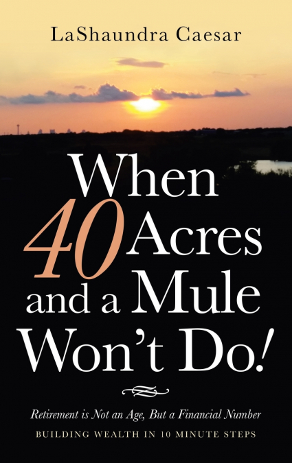 When 40 Acres and a Mule Won’t Do!