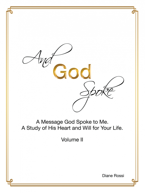 And God Spoke
