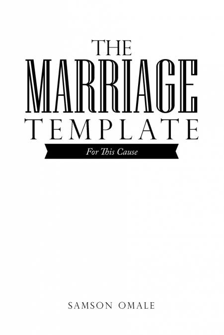 The Marriage Template