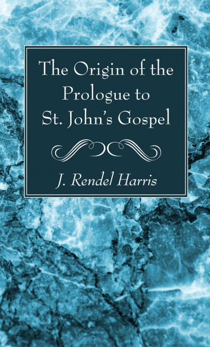 The Origin of the Prologue to St. John’s Gospel