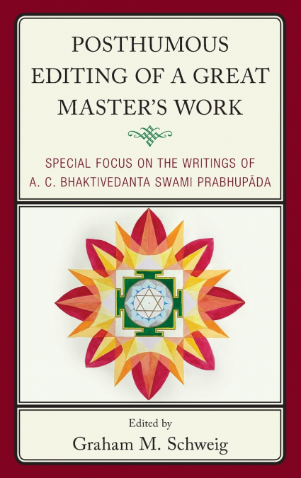 Posthumous Editing of a Great Master’s Work