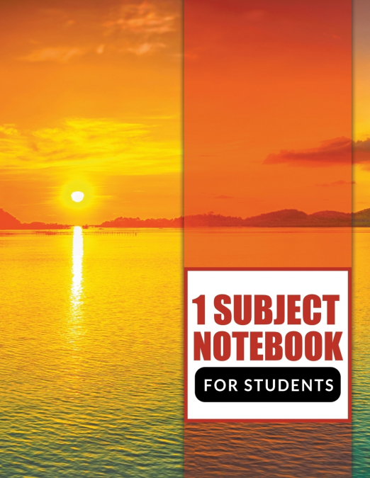 1 Subject Notebook For Students