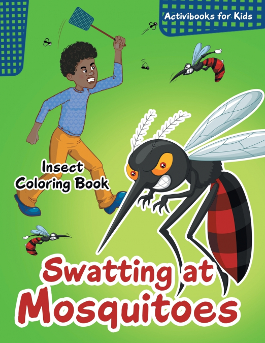 Swatting at Mosquitoes Insect Coloring Book