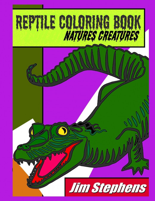 Reptile Coloring Book