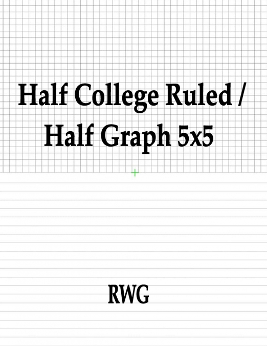 Half College Ruled / Half Graph 5x5