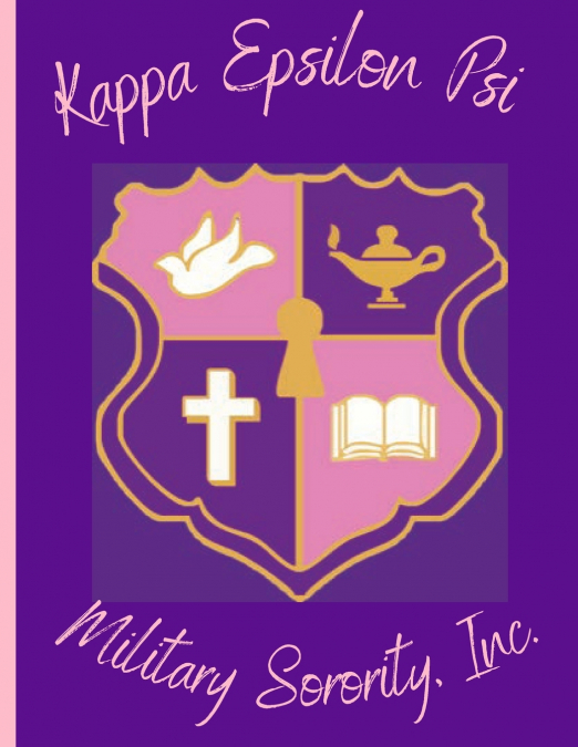 Κappa Epsilon Psi Military Sorority, Inc (ΚΕΨ) 8.5x11 Journal Book (Crest)