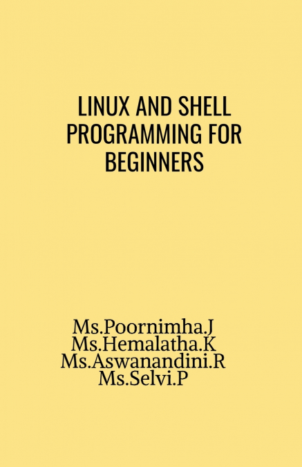 Linux and shell programming for beginners