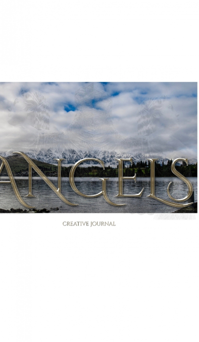 Angels  blank pages  Journal New Zealand landscape