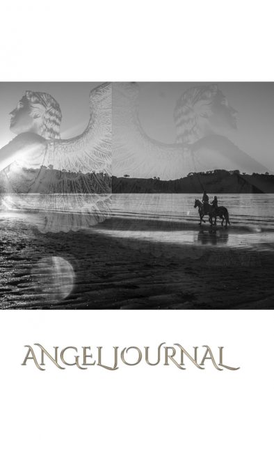 Angelic Angels  Equestrian Beach themed Blank  page Journal