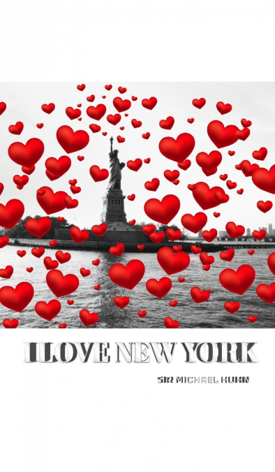 I love New York  statue of liberty  Valentine’s edition red   hearts creative blank journal