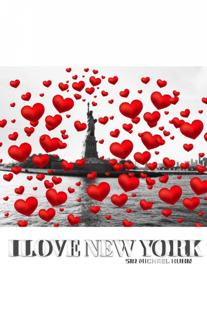 I love New York  statue of liberty  Valentine’s edition red   hearts creative blank journal