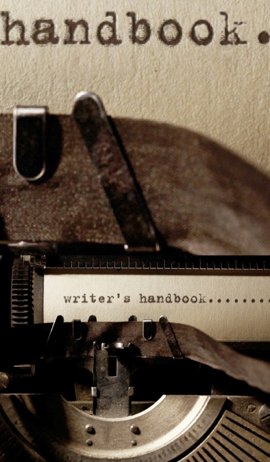 writer’s  typewriter themed  handbook blank  journal