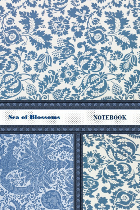 Sea of Blossoms NOTEBOOK [ruled Notebook/Journal/Diary to write in, 60 sheets, Medium Size (A5) 6x9 inches]