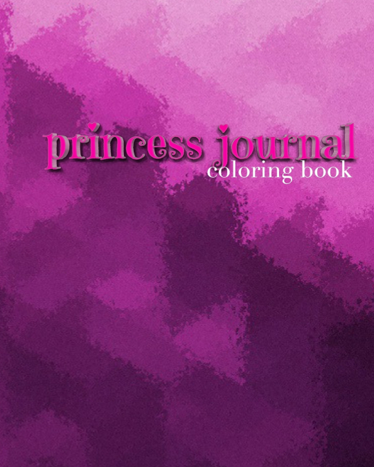 princess Pink Journal blank coloring book $ir Michael designer edition