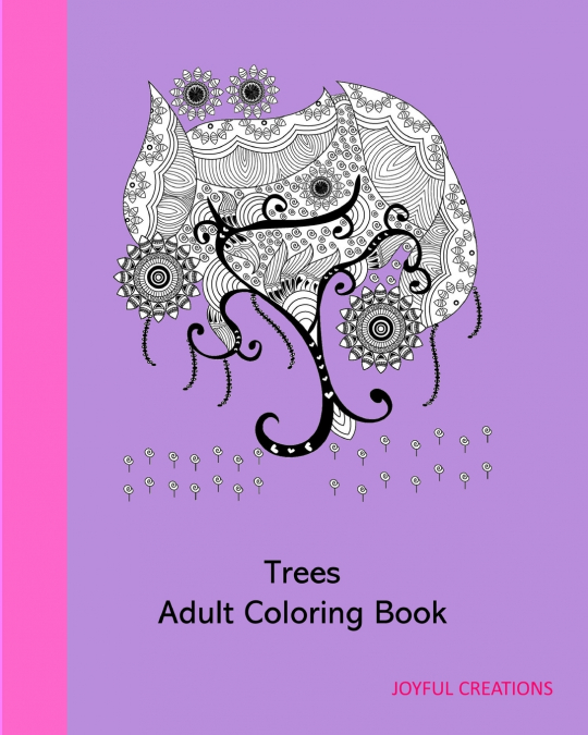 Trees Adult Coloring Book