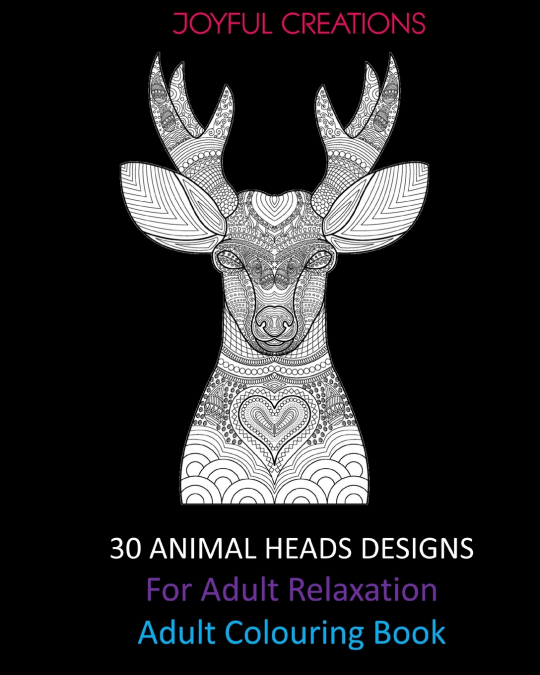 30 Animal Heads Designs For Adult Relaxation