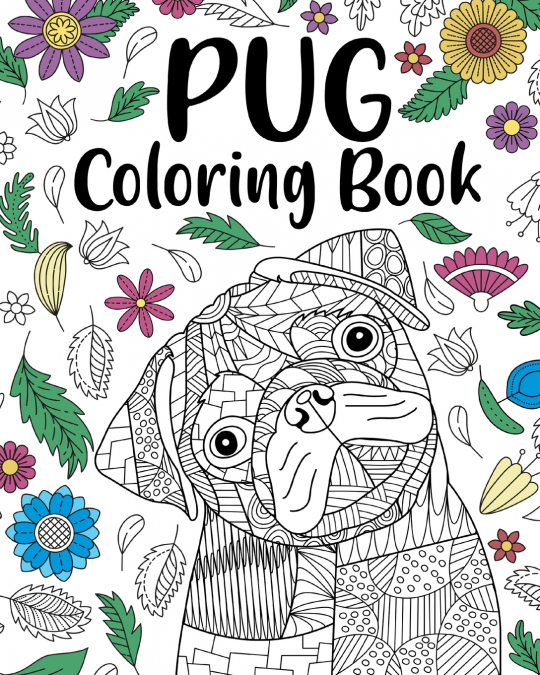 Pug Dog Coloring Book