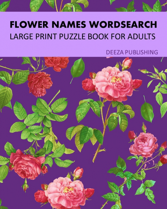 Flower Names Word Search