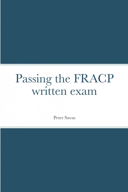 Passing the FRACP written exam