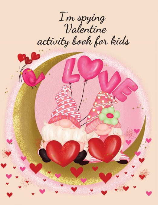 I’m spying Valentine activity book for kids