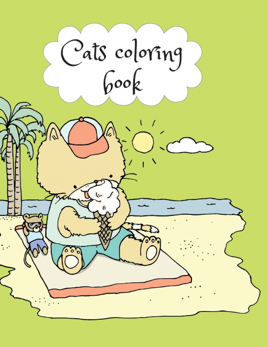 Cats coloring book