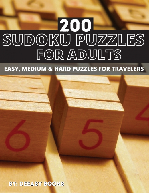 200 Sudoku Puzzles For Adults ,Easy,Medium &Hard