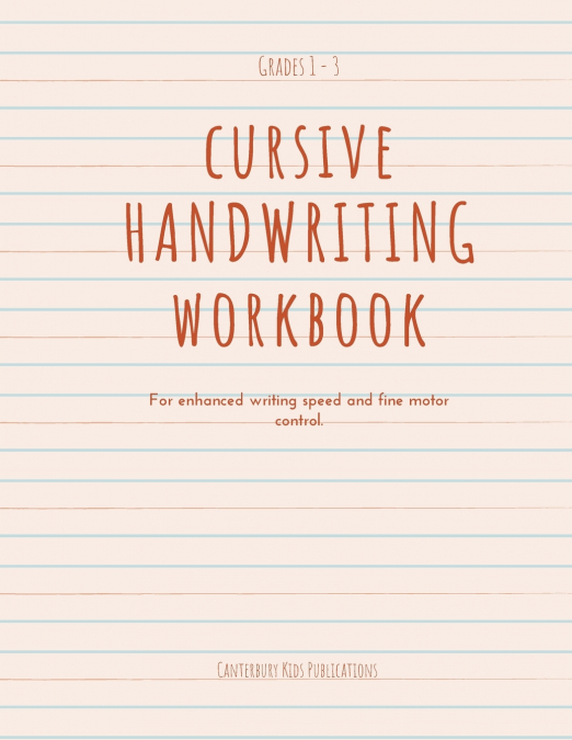 Cursive Handwriting Book