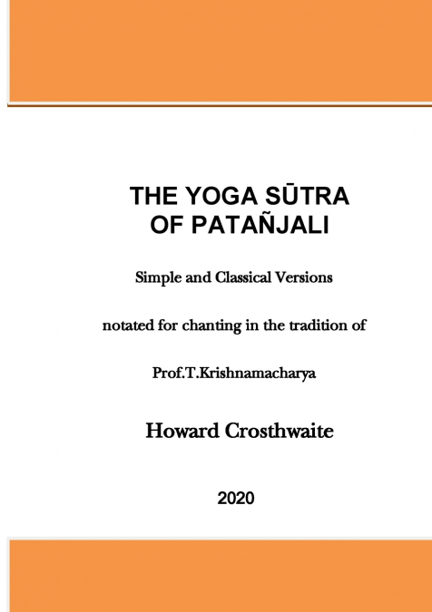 The Yoga Sutra of Patanjali