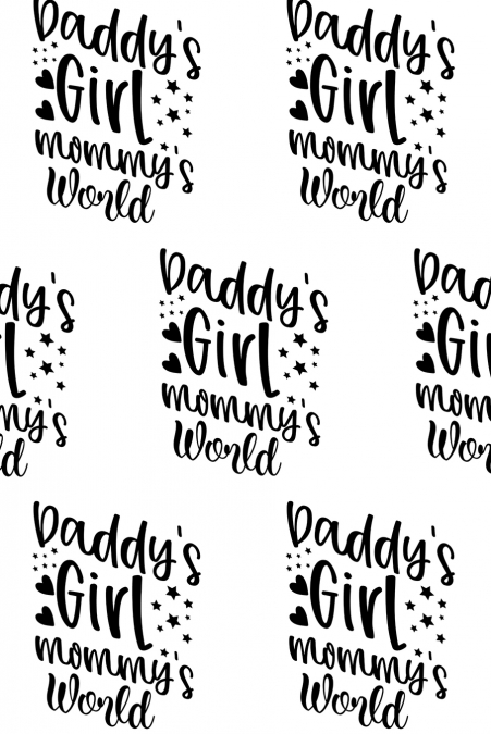 Daddy’s Girl, Mommy’s World Composition Notebook - Small Ruled Notebook - 6x9 Lined Notebook (Softcover Journal / Notebook / Diary)