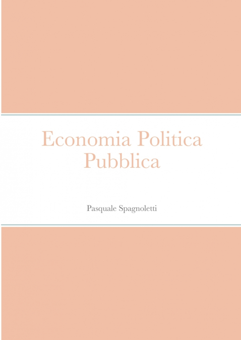 Economia Politica Pubblica