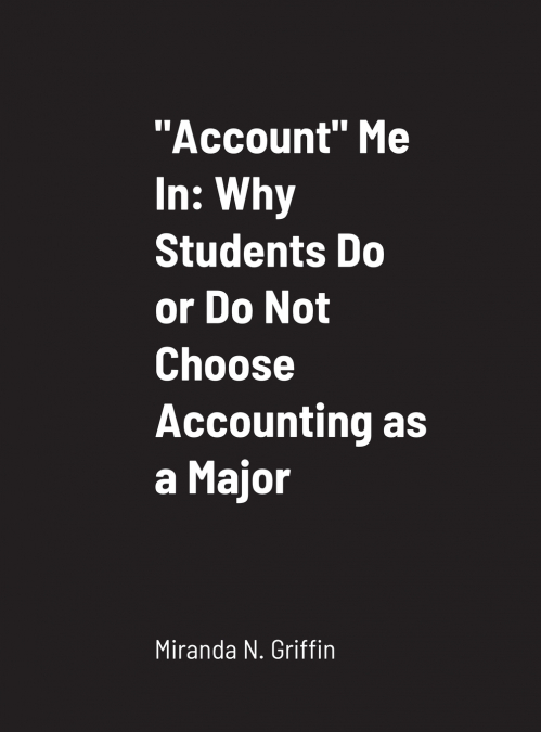 'Account' Me In