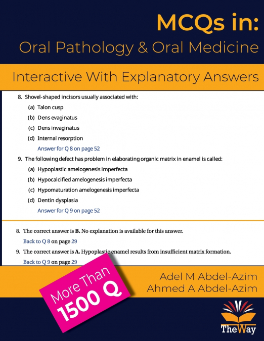 MCQs in Oral Pathology and Oral Medicine