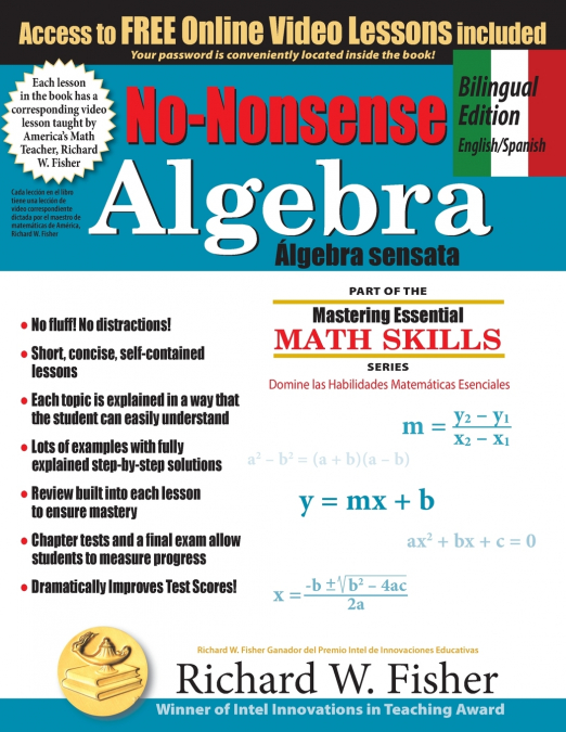 No-Nonsense Algebra, Bilingual Edition (English - Spanish)