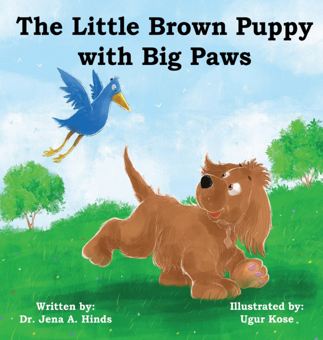 Little Brown Puppy with Big Paws