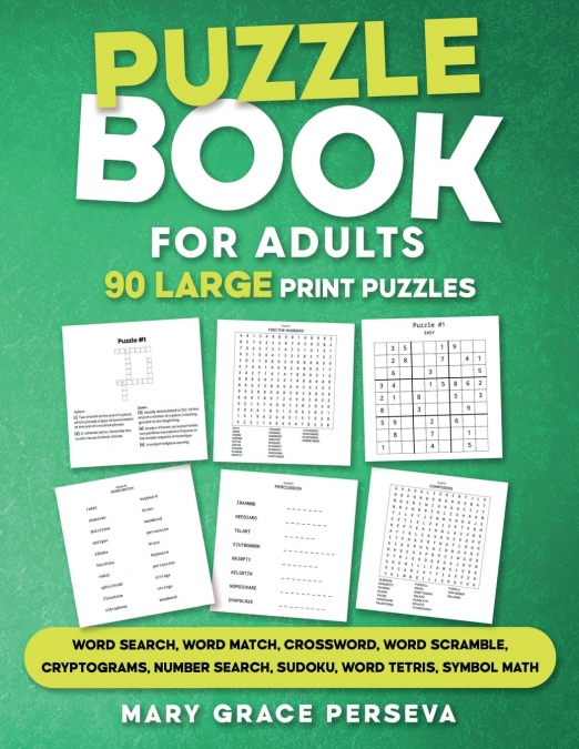 Puzzle Book for Adults