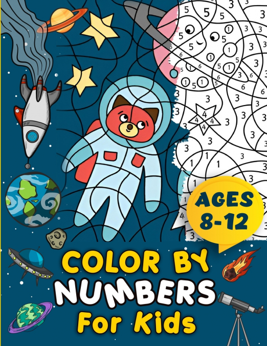 Color By Numbers For Kids Ages 8-12 | Children’s Activity Book | Large Print Coloring Pages | Suitable For Boys and Girls | Multiple Themes Including Animals, Birds, Sealife, Nature, and Flowers | Hel