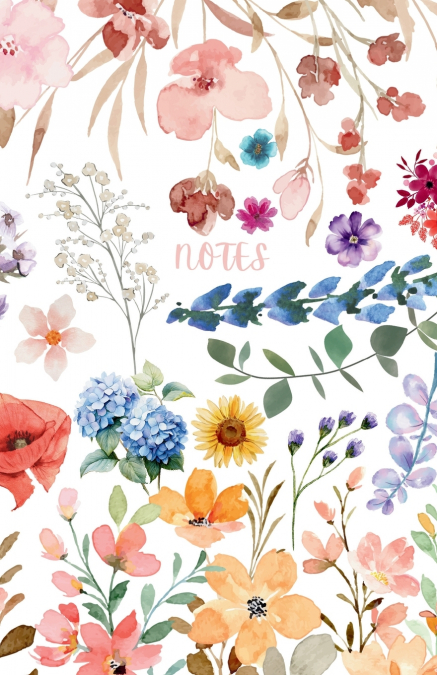 Colourful Floral Notebook