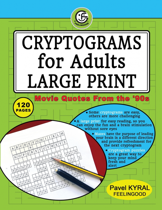 Cryptograms for Adults Large Print