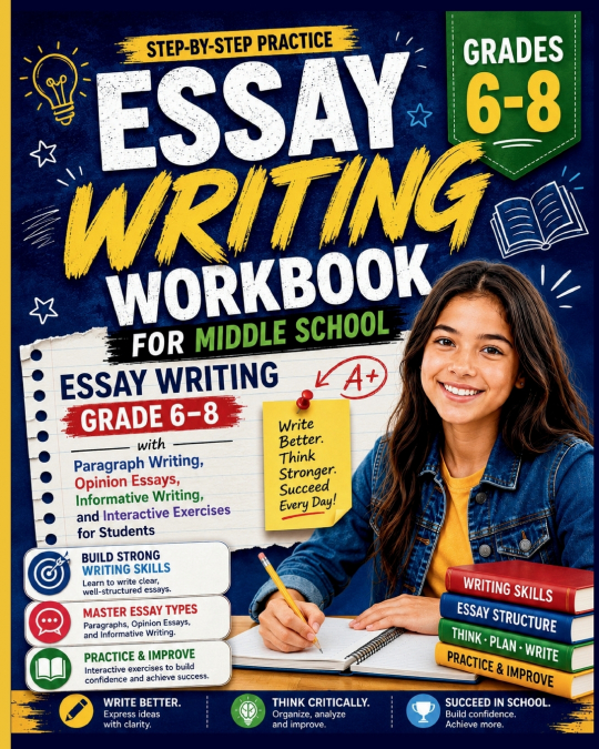 Essay Writing Workbook for Middle School