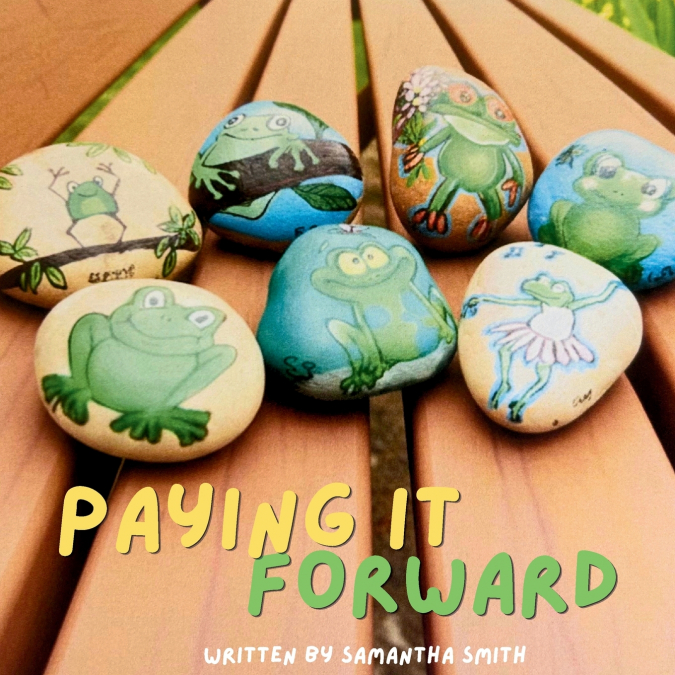 Paying it forward colouring in book