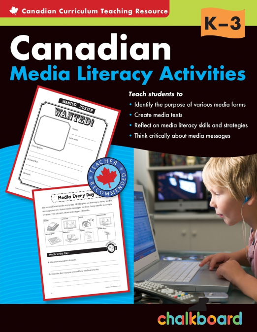 Canadian Media Literacy Activities Grades K-3