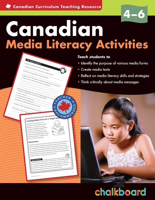 Canadian Media Literacy Activities Grades 4-6