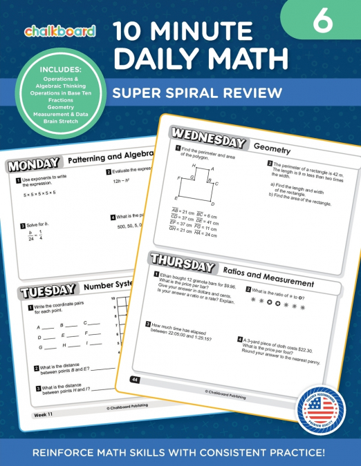 10 Minute Daily Math Grade 6