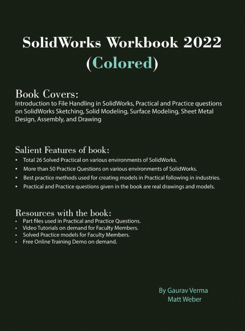 SolidWorks Workbook 2022 (Colored)