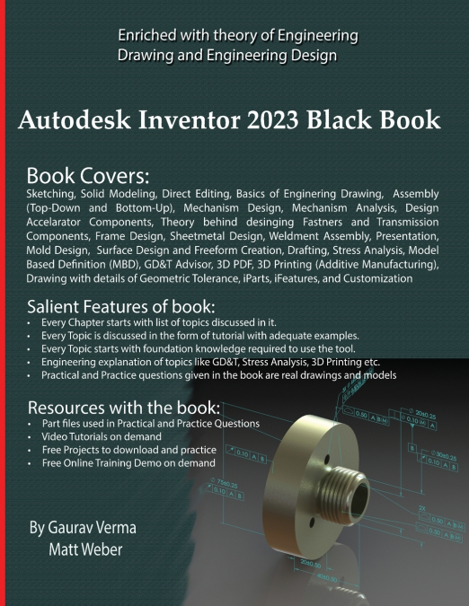 Autodesk Inventor 2023 Black Book