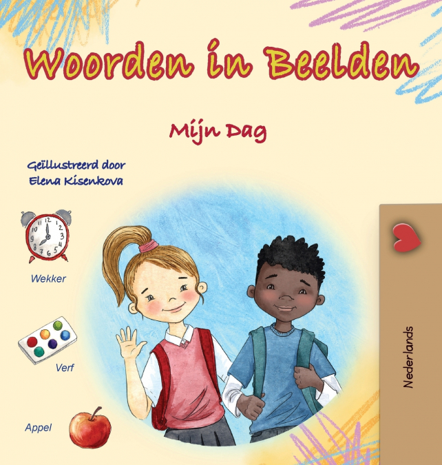 Words in Pictures - My Day (Dutch Children’s Book)