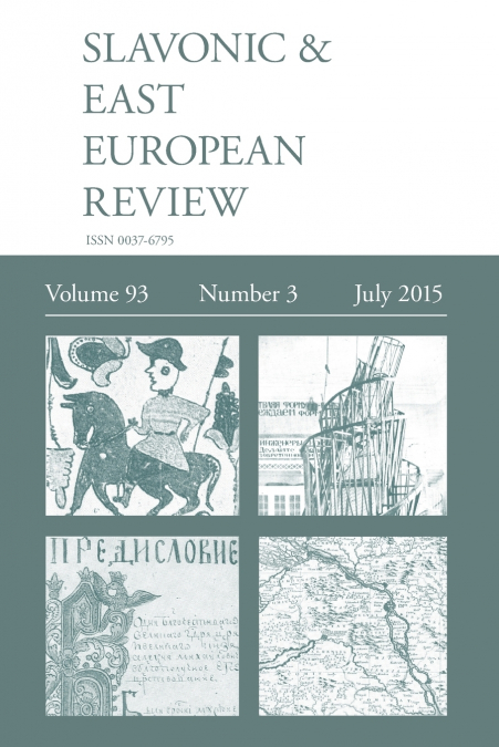 Slavonic & East European Review (93
