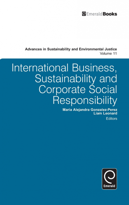 International Business, Sustainability and Corporate Social Responsibility