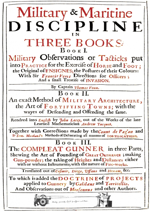 VENN’s MILITARY & MARITIME DISCIPLINE 1672