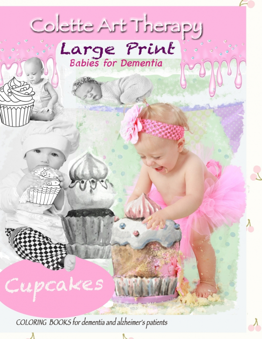 Cupcakes Coloring Books for Dementia and Alzheimer’s patients